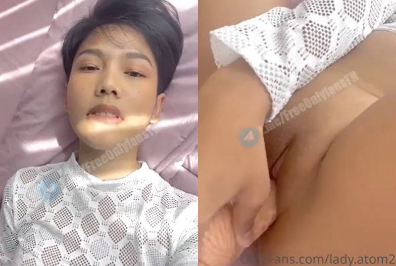 คลิปหลุด Onlyfans lady.atom2 น้องอะตอม สามผมสั้นเหมือนทอมตั้งกล้องโชว์