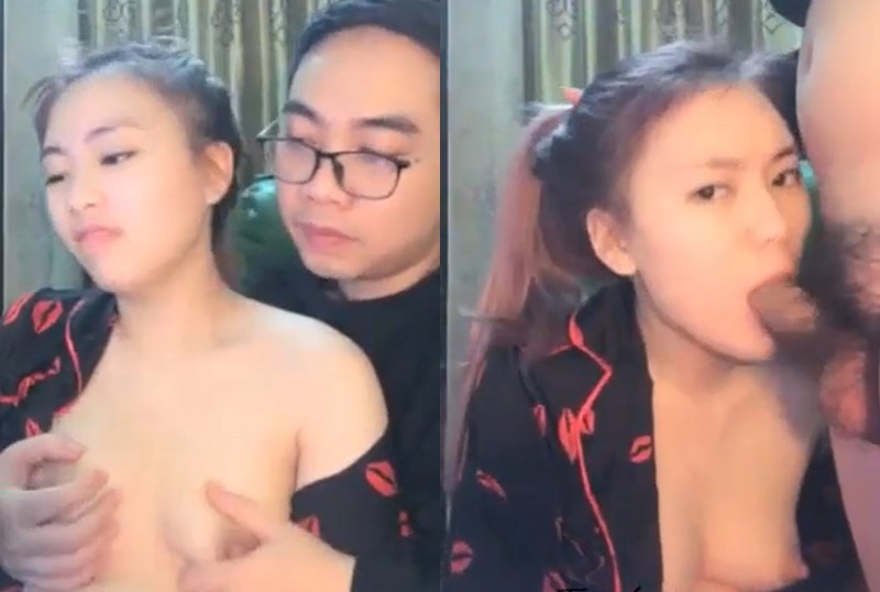 Pasangan Vietnam melakukan siaran langsung hubungan intim - 1