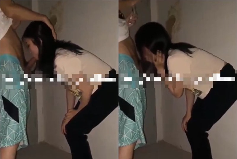 Saya tersadai di tangga bangunan flat.