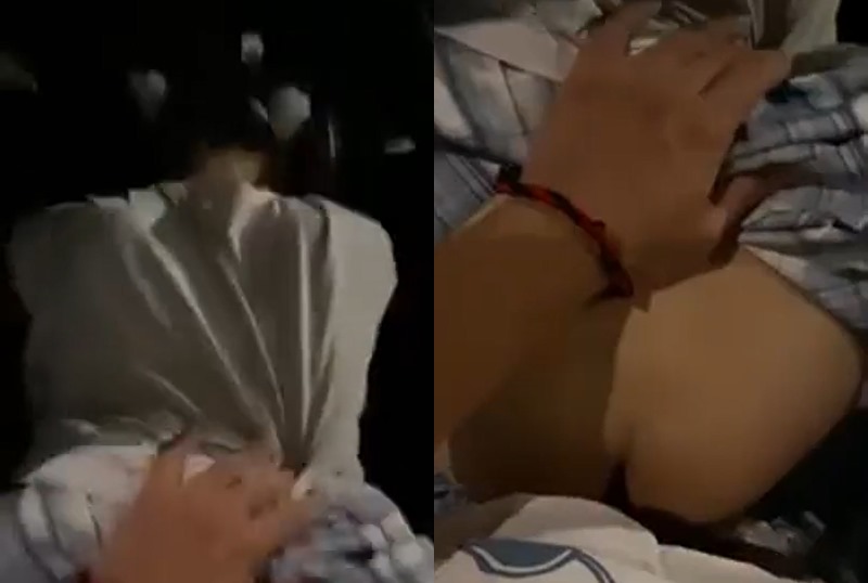 Feeling horny, I stopped the car, lifted up your skirt, and doggied you on the highway.