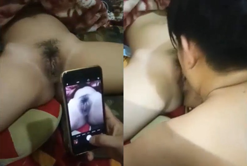 Liếm âm hộ của vợ mình_với sự hứng khởi_một âm hộ thực sự xinh đẹp.