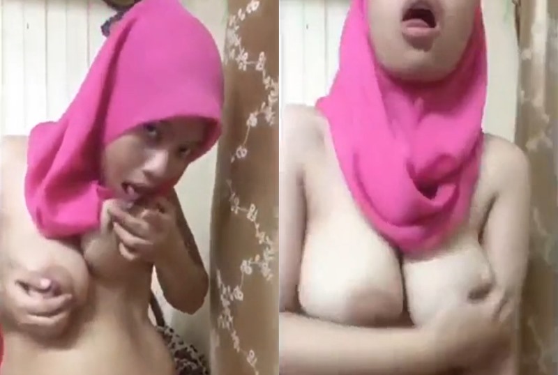 Her breasts are prominent.