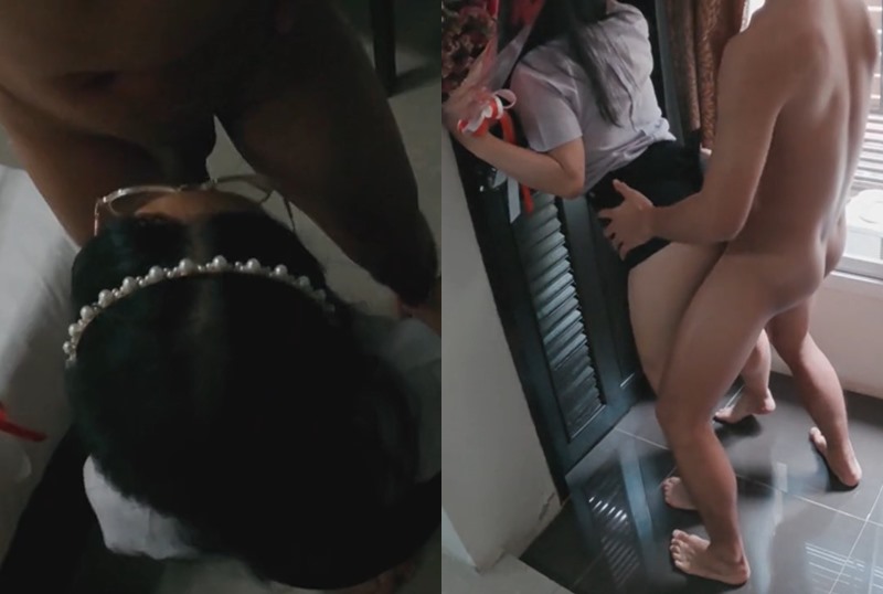 Skter10 merayakan penamatannya dengan menindih gadis pelajar yang berkulit putih di kondominium di sebelah utara Bangkok.