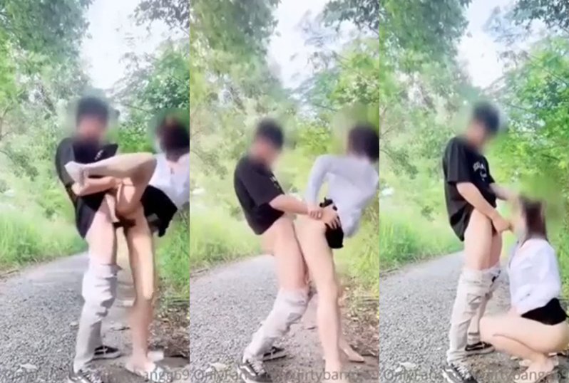 Dirtybangg69 อยากเย็ดหีแต่ตังไม่มีเลยมาล่อหีข้างทาง ยกขาเย็ดรัวคาชุดนิสิต กระแทกเย็ดสุดโหดโหนกหีแดงฉ่ำๆ