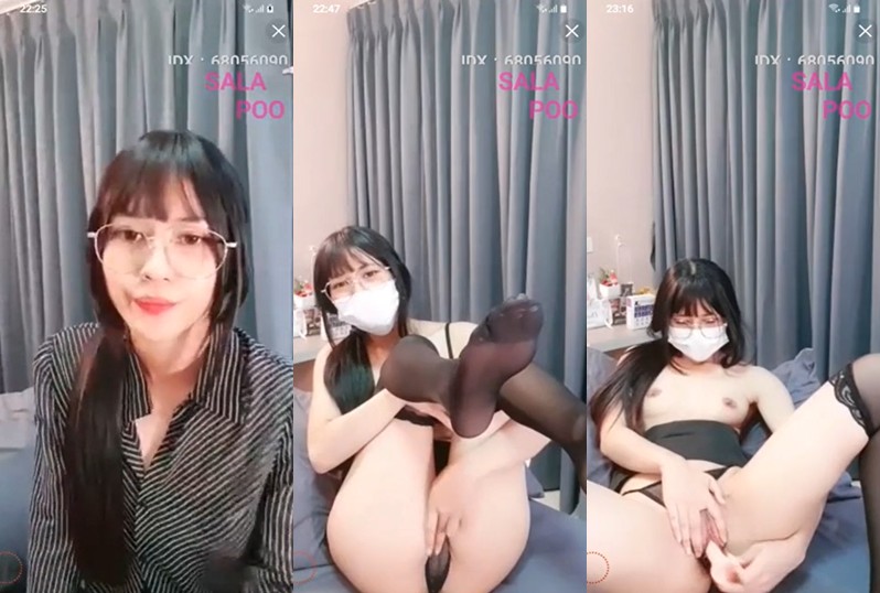 VK Live trong phòng khóa MLive Nong Fai IDX-68056090 Thiếu niên Thái Lan đeo kính, làm tốt lắm Chương trình trực tiếp self-help từ soft