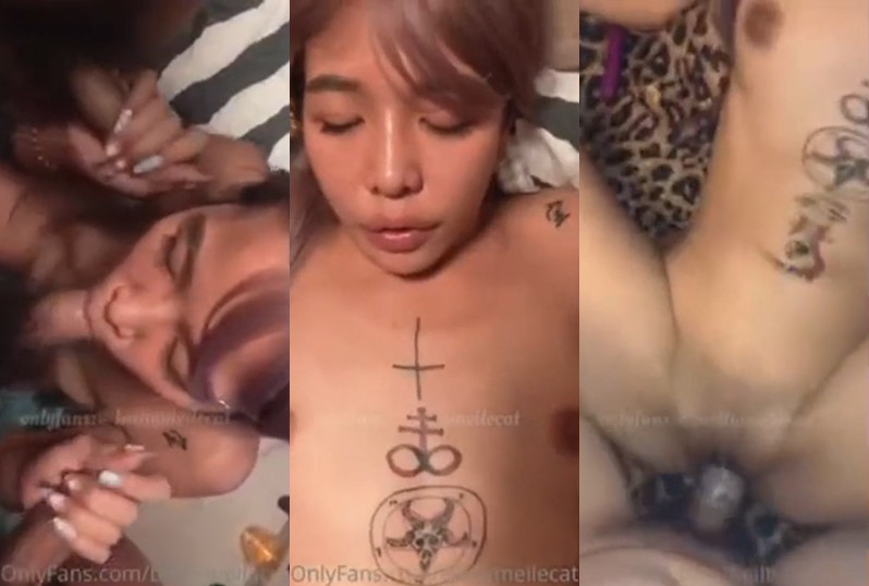 A skinny girl from Beiltymeilecat on Onlyfans meets up with a guy to help each other out. They aggressively fuck, jerking off and sucking each other's cocks in a wild and horny manner.