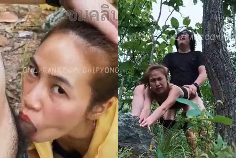 chipyononlyfans งานเย็ดแบบเอาท์ดอร์ Onlyfans พาเที่ยวเขาแล้วลากกันเข้าไปเย็ดในป่า จับดูดควยจนแข็ง